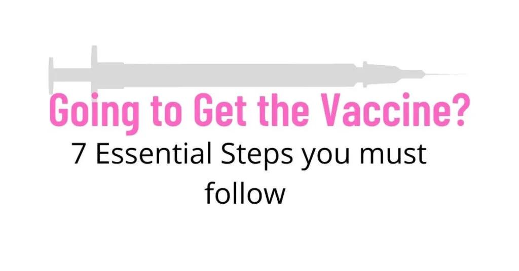7 necessary steps to follow in vaccination day